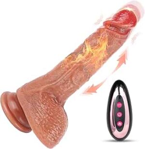 9 inch Tri-Action Lover Vibrating Rotating Thrusting Dildo 23cm (Remote Control)
