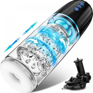 Hands Free Automatic Pussy Stroker with 7 Thrusting & Rotating