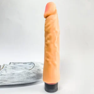 Real Feel Dildo Vibrator - 23 cm/9.1 inches