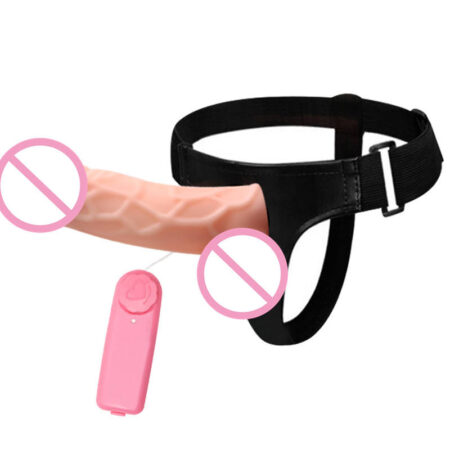 Premium Realistic Hollow Shock Strap-on Dildo - Ultra Soft Medical Grade Silicone Penis Extender for Couples - Best Adult Wellness Product India