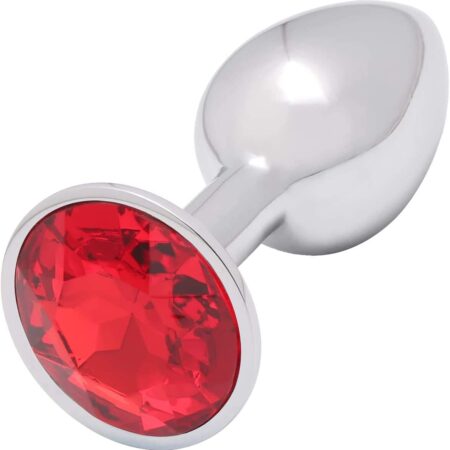 Cute Jewel Silicone Anal Plug for Men & Women - Small Prostate Massager Butt Plug - Smooth Waterproof Adult Wellness Sex Toys in India