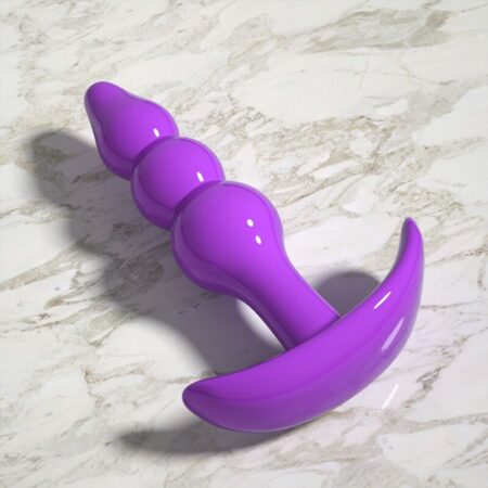 Premium Ergonomic Silicone Anal Plug Dildo for Intense Prostate Stimulation - Skin-Safe Waterproof Adult Wellness Product for Men & Couples in India