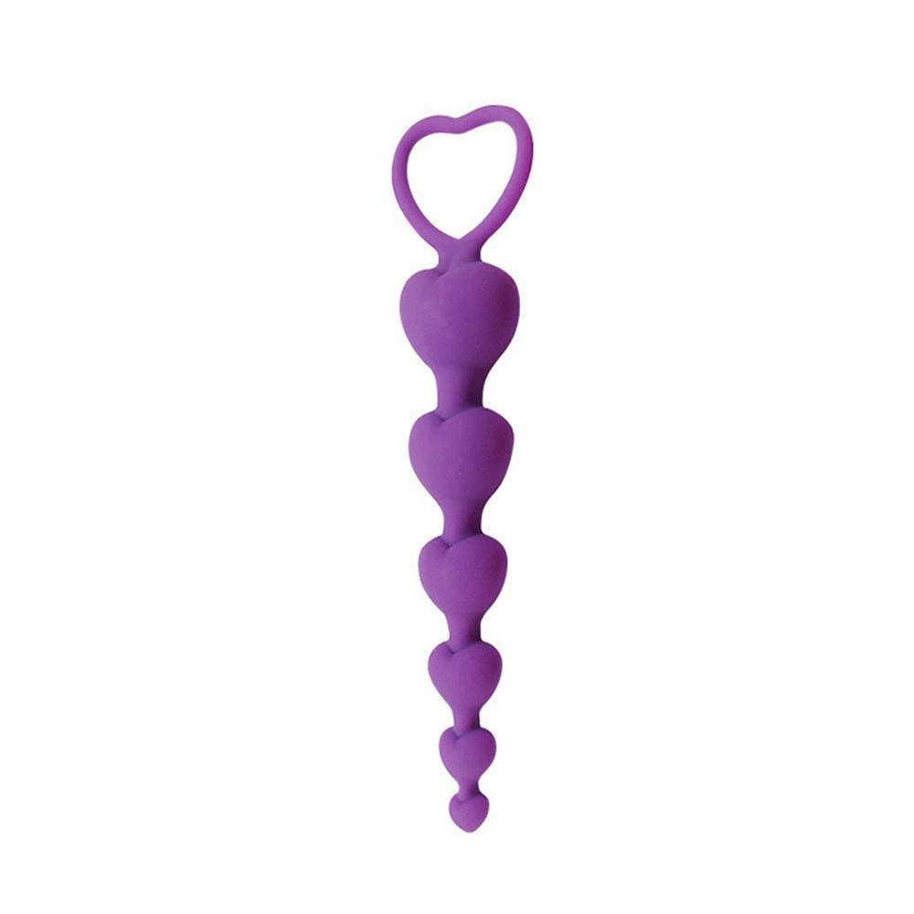 Premium Heart Shape Silicone Anal Plug - Waterproof Prostate Massager Vibrator - Discreet Adult Wellness Sex Toys for Men & Women in India - Image 5